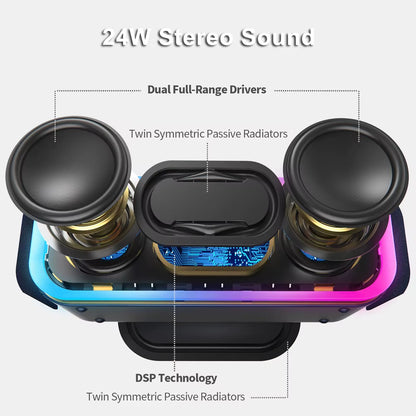 Bluetooth Speaker Soundbox Pro+ Powerful 24W Stereo Bass Subwoofer Sound Box IPX5 Waterproof TWS Portable Wireless Speakers